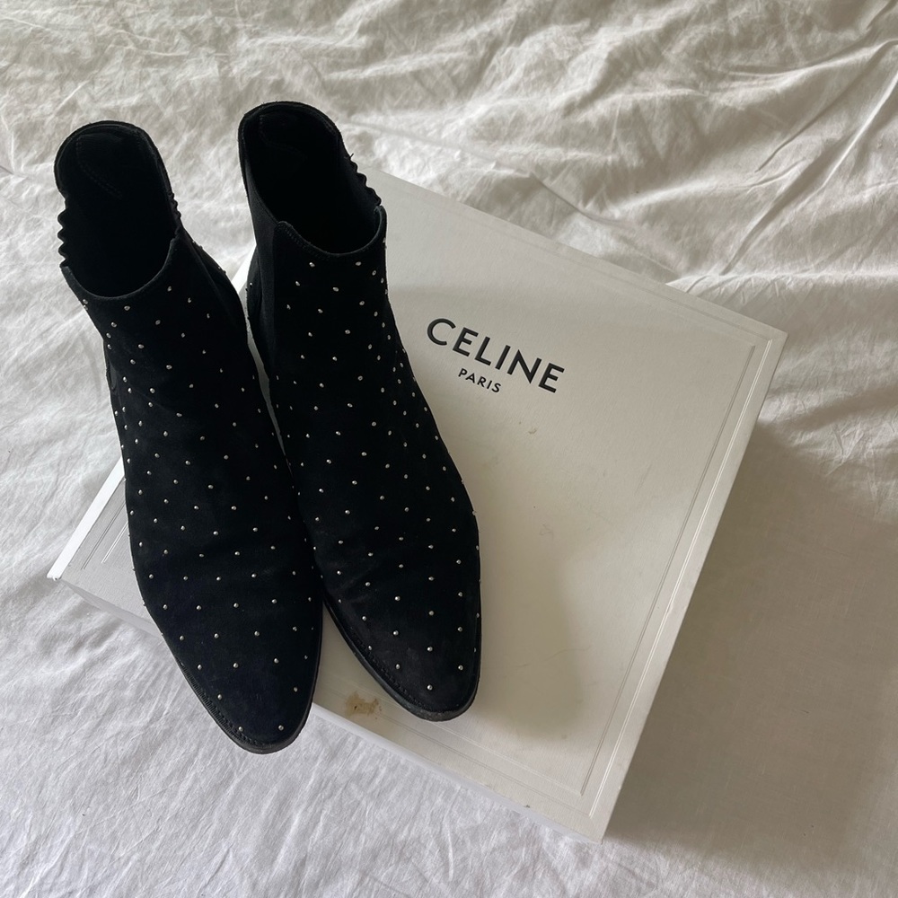 Celine Camargue Studded Chelsea Boots